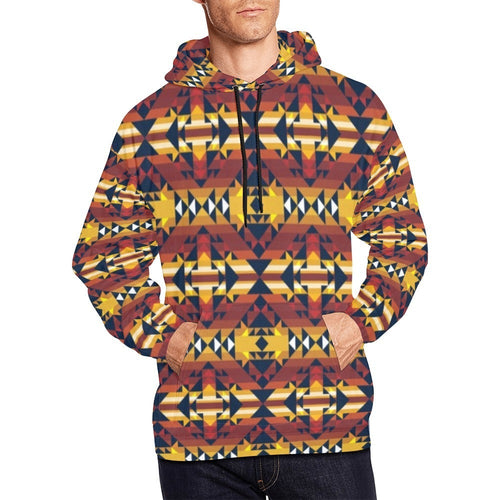 Golden Clouds All Over Print Hoodie for Men (USA Size) (Model H13) All Over Print Hoodie for Men (H13) e-joyer 