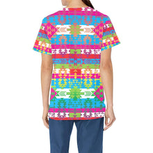 Load image into Gallery viewer, Grand Entry All Over Print Scrub Top Scrub Top e-joyer 
