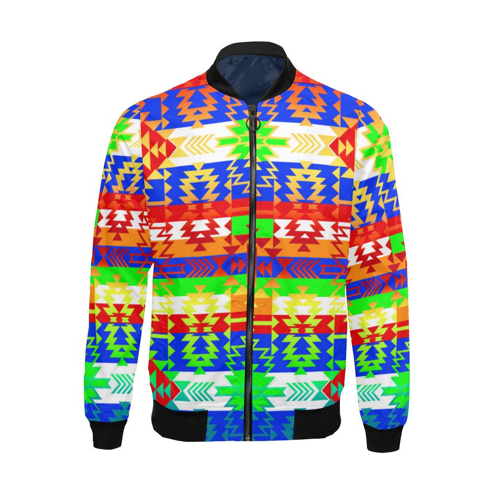 Grand Entry Traditional All Over Print Bomber Jacket for Men/Large Size (Model H19) All Over Print Bomber Jacket for Men/Large (H19) e-joyer 