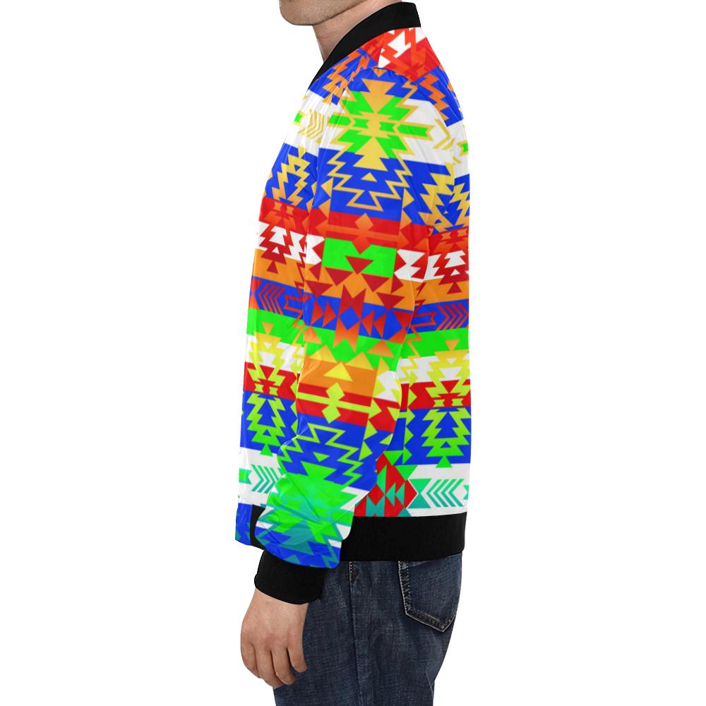 Grand Entry Traditional All Over Print Bomber Jacket for Men/Large Size (Model H19) All Over Print Bomber Jacket for Men/Large (H19) e-joyer 