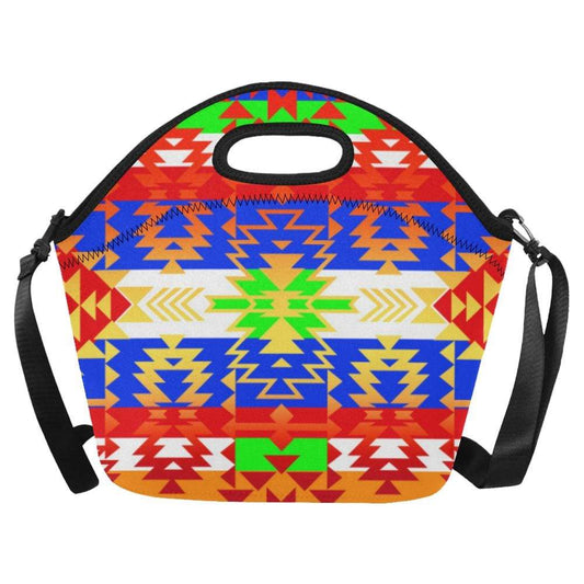 Grand Entry Traditional Neoprene Lunch Bag/Large (Model 1669) Neoprene Lunch Bag/Large (1669) e-joyer 