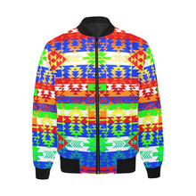 Load image into Gallery viewer, Grand Entry Traditional Unisex Heavy Bomber Jacket with Quilted Lining All Over Print Quilted Jacket for Men (H33) e-joyer 
