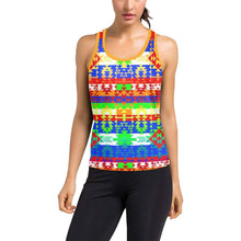 Load image into Gallery viewer, Grand Entry Traditional Women&#39;s Racerback Tank Top (Model T60) Racerback Tank Top (T60) e-joyer 
