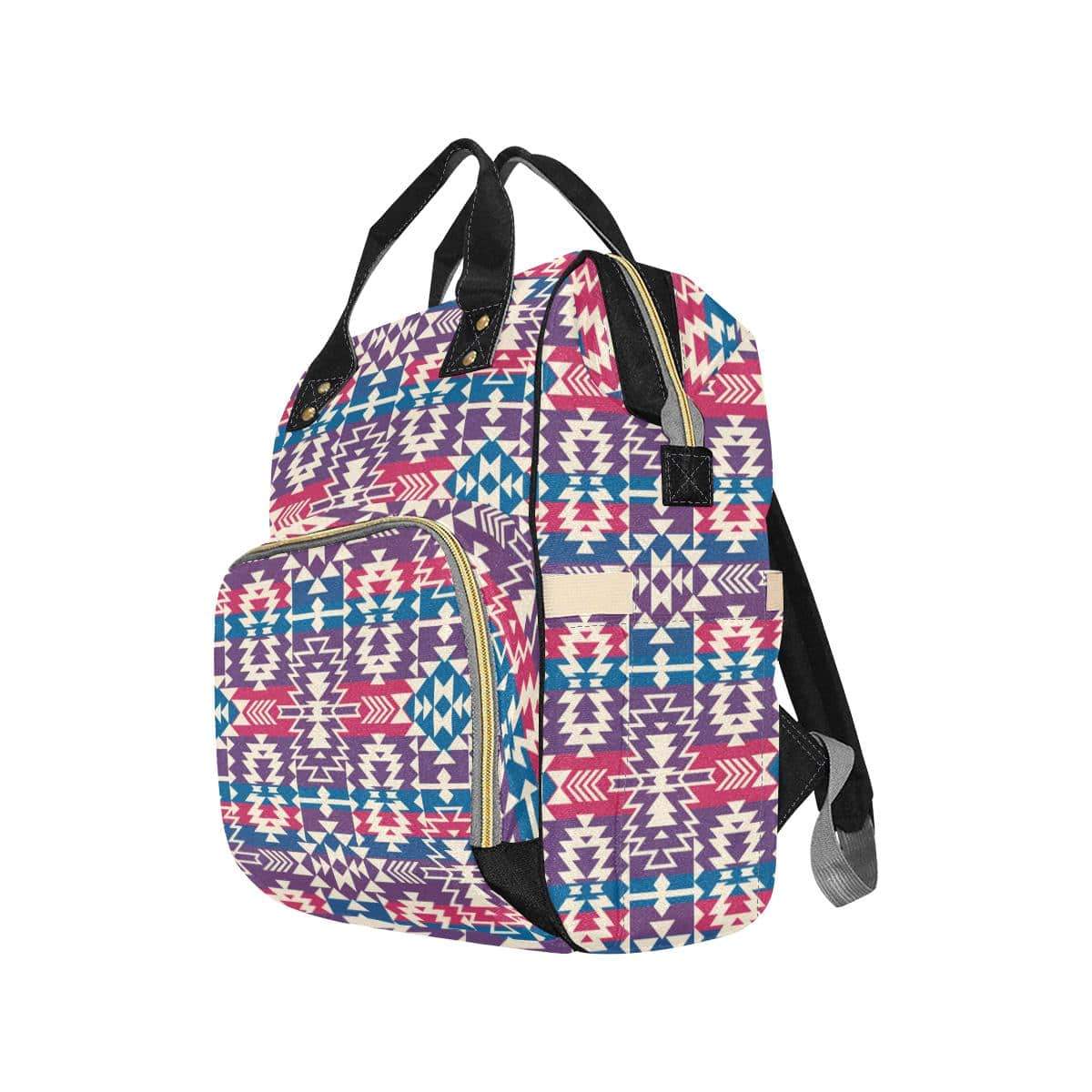 Grand Entry Women's Fancy Multi-Function Diaper Backpack (Model 1688) Diaper Backpack (1688) e-joyer 