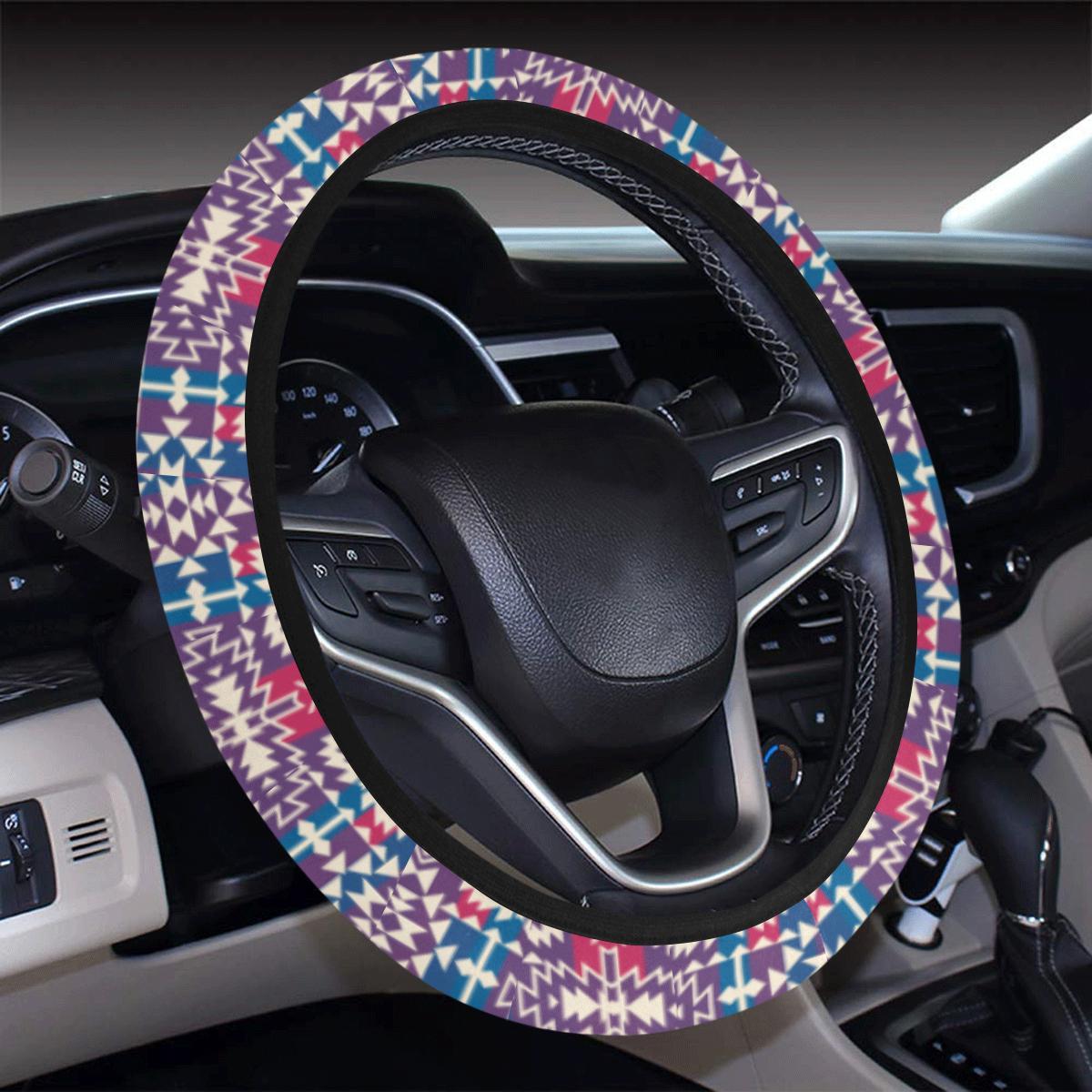 Grand Entry Women's Fancy Steering Wheel Cover with Elastic Edge Steering Wheel Cover with Elastic Edge e-joyer 