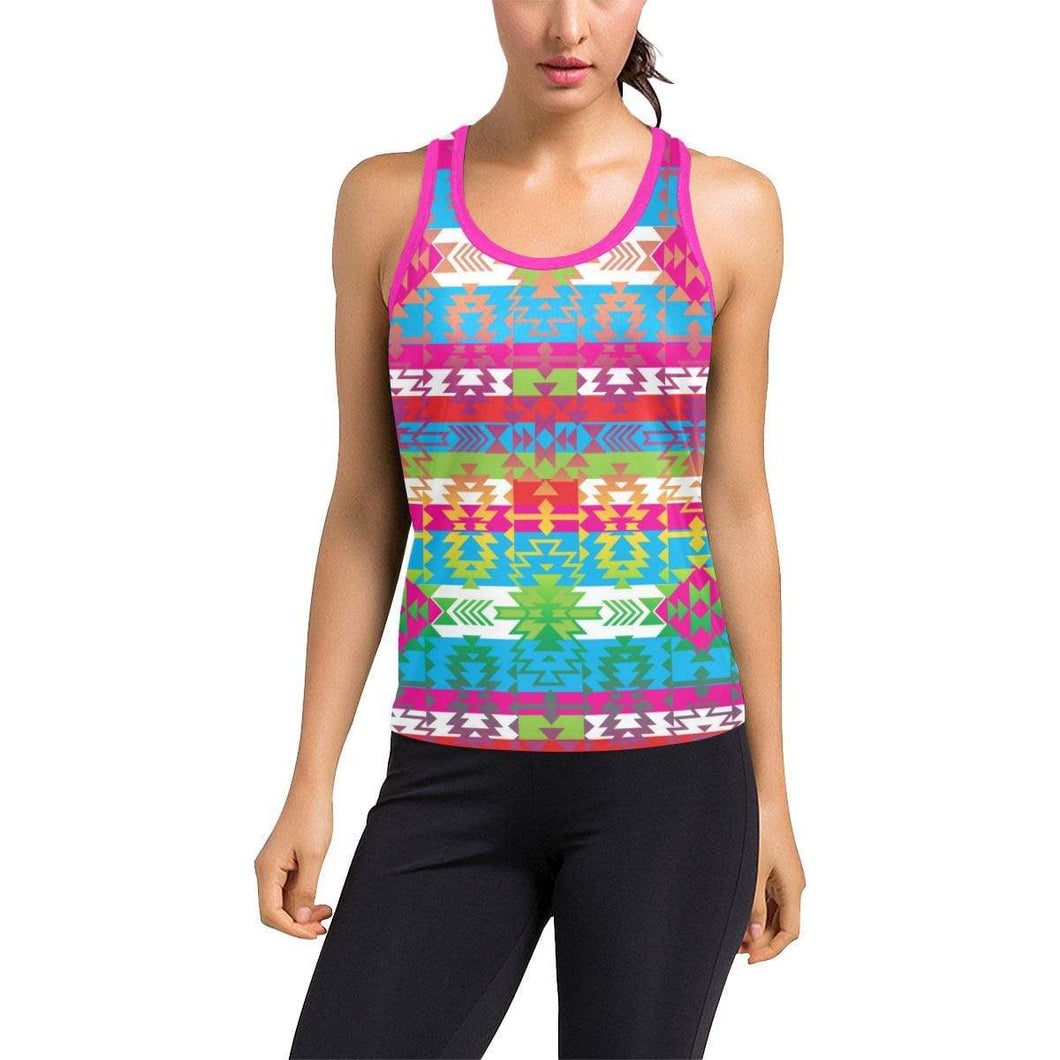 Grand Entry Women's Racerback Tank Top (Model T60) Racerback Tank Top (T60) e-joyer 