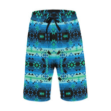 Load image into Gallery viewer, Green Star Men&#39;s All Over Print Casual Shorts (Model L23) short e-joyer 
