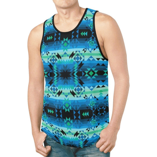 Green Star New All Over Print Tank Top for Men (Model T46) tank top e-joyer 