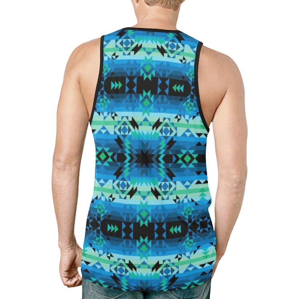 Green Star New All Over Print Tank Top for Men (Model T46) tank top e-joyer 