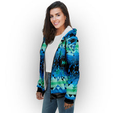 Load image into Gallery viewer, Green Star Sherpa Hoodie hoodie Herman 
