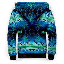 Load image into Gallery viewer, Green Star Sherpa Hoodie hoodie Herman 
