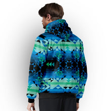 Load image into Gallery viewer, Green Star Sherpa Hoodie hoodie Herman 
