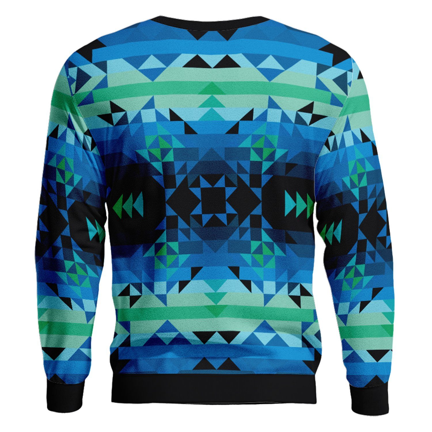 Green Star Unisex Crewneck Long Sleeve Top 49 Dzine 