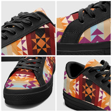 Load image into Gallery viewer, Heatwave Aapisi Low Top Canvas Shoes Black Sole aapisi Herman 
