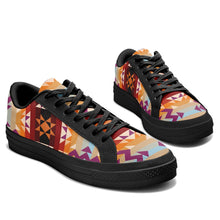 Load image into Gallery viewer, Heatwave Aapisi Low Top Canvas Shoes Black Sole aapisi Herman 
