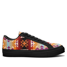 Load image into Gallery viewer, Heatwave Aapisi Low Top Canvas Shoes Black Sole aapisi Herman 
