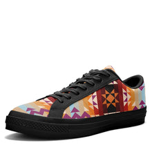 Load image into Gallery viewer, Heatwave Aapisi Low Top Canvas Shoes Black Sole aapisi Herman 
