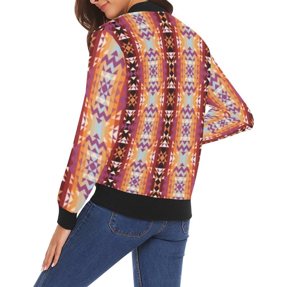 Heatwave All Over Print Bomber Jacket for Women (Model H19) All Over Print Bomber Jacket for Women (H19) e-joyer 