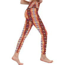 Load image into Gallery viewer, Heatwave All Over Print High-Waisted Leggings (Model L36) High-Waisted Leggings (L36) e-joyer 
