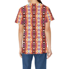 Load image into Gallery viewer, Heatwave All Over Print Scrub Top Scrub Top e-joyer 
