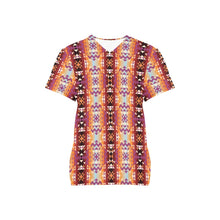 Load image into Gallery viewer, Heatwave All Over Print Scrub Top Scrub Top e-joyer 
