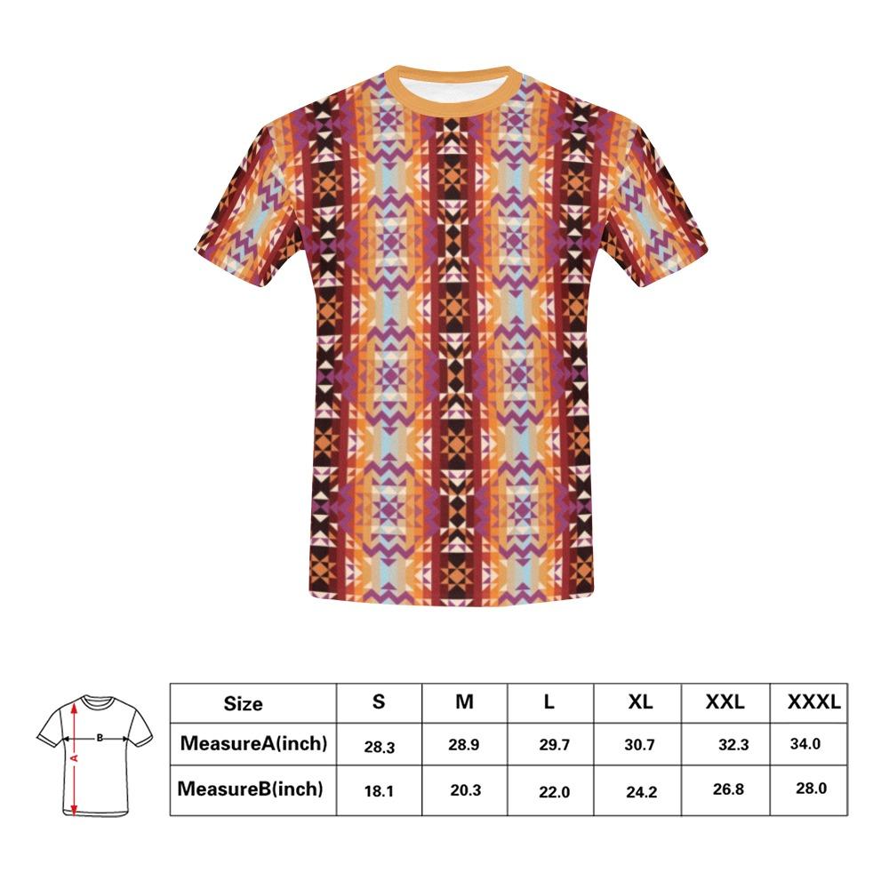 Heatwave All Over Print T-Shirt for Men (USA Size) (Model T40) All Over Print T-Shirt for Men (T40) e-joyer 