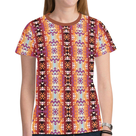 Heatwave New All Over Print T-shirt for Women (Model T45) tshirt e-joyer 