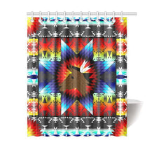 Load image into Gallery viewer, Horse with Feathers Star Shower Curtain 60&quot;x72&quot; Shower Curtain 60&quot;x72&quot; e-joyer 
