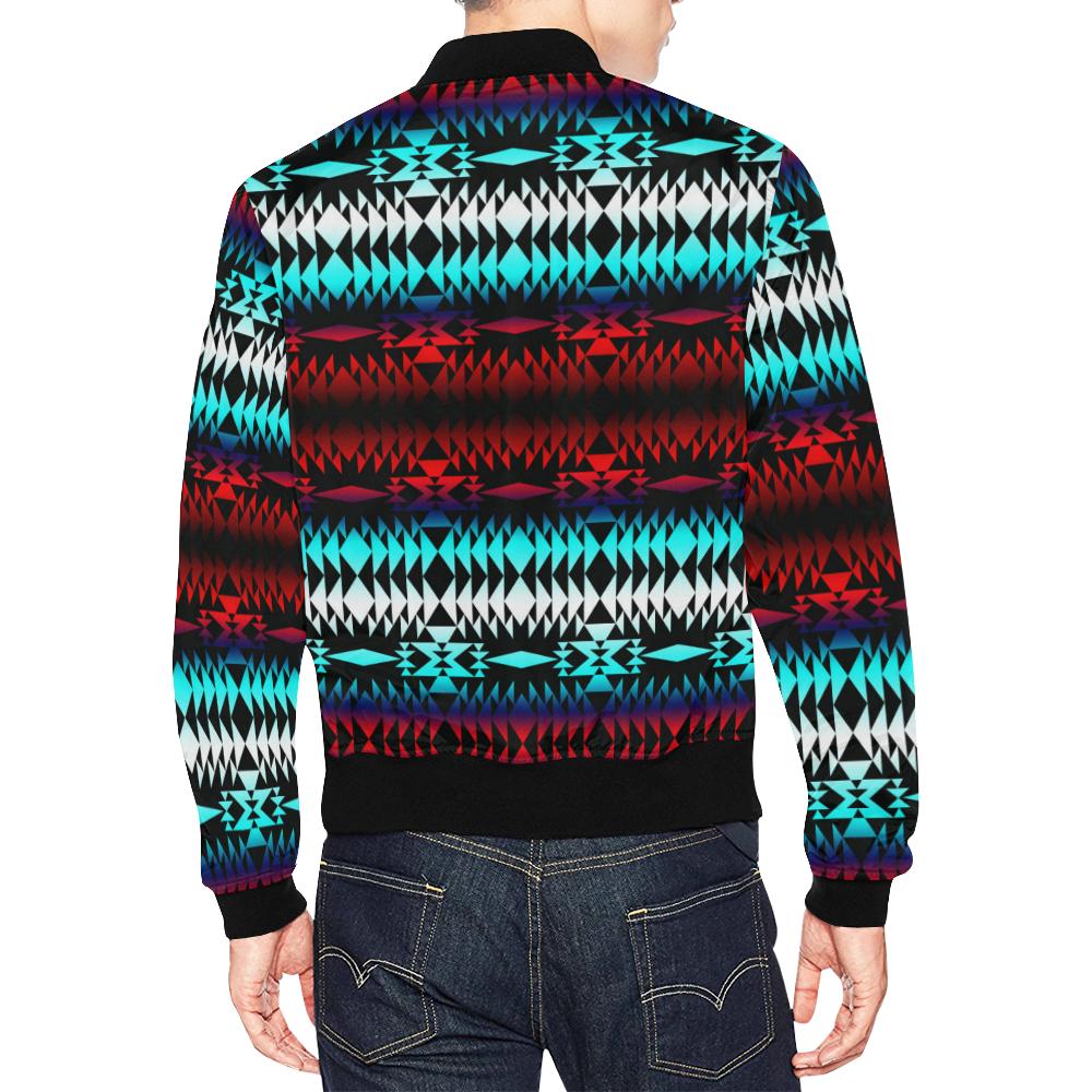 In Between Two Worlds All Over Print Bomber Jacket for Men (Model H19) All Over Print Bomber Jacket for Men (H19) e-joyer 
