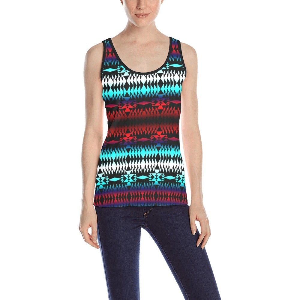 In Between Two Worlds All Over Print Tank Top for Women (Model T43) All Over Print Tank Top for Women (T43) e-joyer 