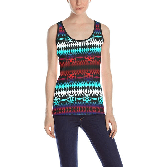 In Between Two Worlds All Over Print Tank Top for Women (Model T43) All Over Print Tank Top for Women (T43) e-joyer 