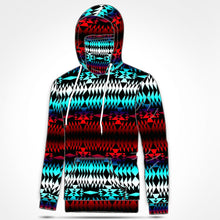 Load image into Gallery viewer, In Between Two Worlds Hoodie with Face Cover 49 Dzine 
