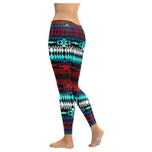 Load image into Gallery viewer, In Between Two Worlds Low Rise Leggings (Invisible Stitch) (Model L05) Low Rise Leggings (Invisible Stitch) (L05) e-joyer 
