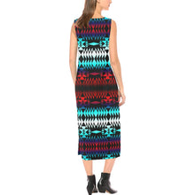 Load image into Gallery viewer, In Between Two Worlds Phaedra Sleeveless Open Fork Long Dress (Model D08) dress e-joyer 
