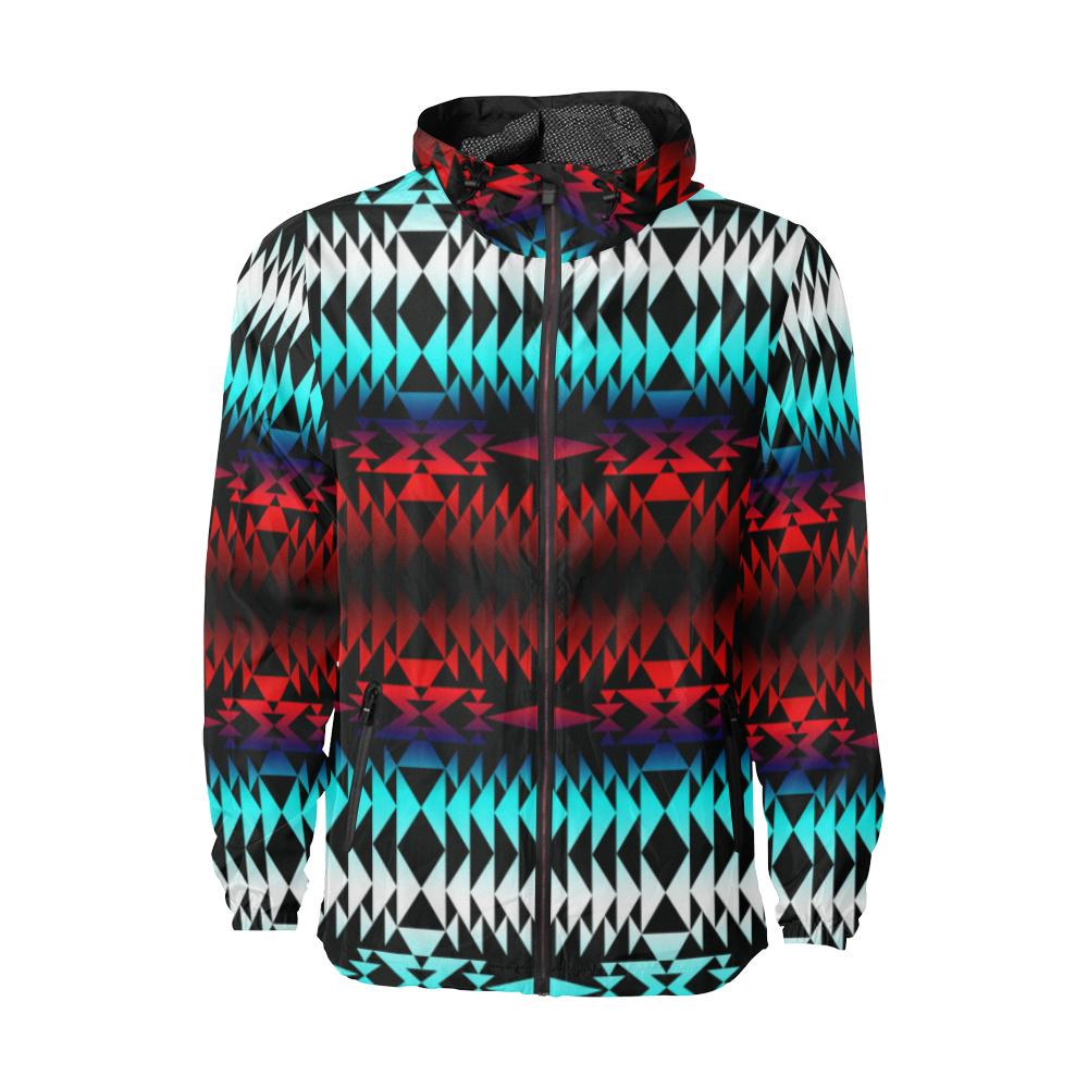 In Between Two Worlds Unisex All Over Print Windbreaker (Model H23) All Over Print Windbreaker for Men (H23) e-joyer 