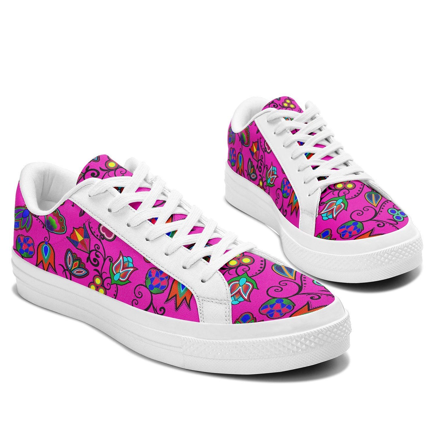 Indigenous Paisley Aapisi Low Top Canvas Shoes White Sole 49 Dzine 