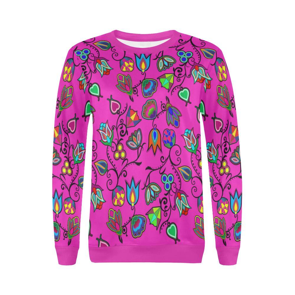 Indigenous Paisley All Over Print Crewneck Sweatshirt for Women (Model H18) Crewneck Sweatshirt for Women (H18) e-joyer 