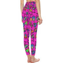 Load image into Gallery viewer, Indigenous Paisley All Over Print High-Waisted Leggings (Model L36) High-Waisted Leggings (L36) e-joyer 
