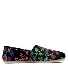 Load image into Gallery viewer, Indigenous Paisley Black Casual Unisex Slip On Shoe Herman 
