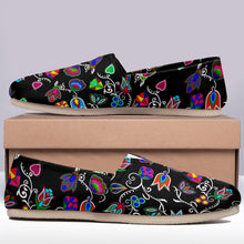 Load image into Gallery viewer, Indigenous Paisley Black Casual Unisex Slip On Shoe Herman 
