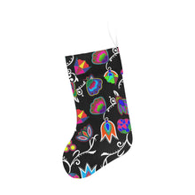 Load image into Gallery viewer, Indigenous Paisley Black Christmas Stocking Christmas Stocking e-joyer 
