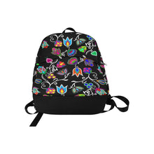 Load image into Gallery viewer, Indigenous Paisley Black Fabric Backpack for Adult (Model 1659) Casual Backpack for Adult (1659) e-joyer 
