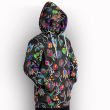 Load image into Gallery viewer, Indigenous Paisley Black Hoodie with Face Cover 49 Dzine 
