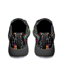 Load image into Gallery viewer, Indigenous Paisley Black Ikkaayi Sport Sneakers 49 Dzine 
