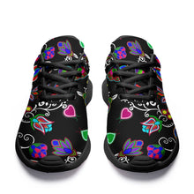 Load image into Gallery viewer, Indigenous Paisley Black Ikkaayi Sport Sneakers 49 Dzine 
