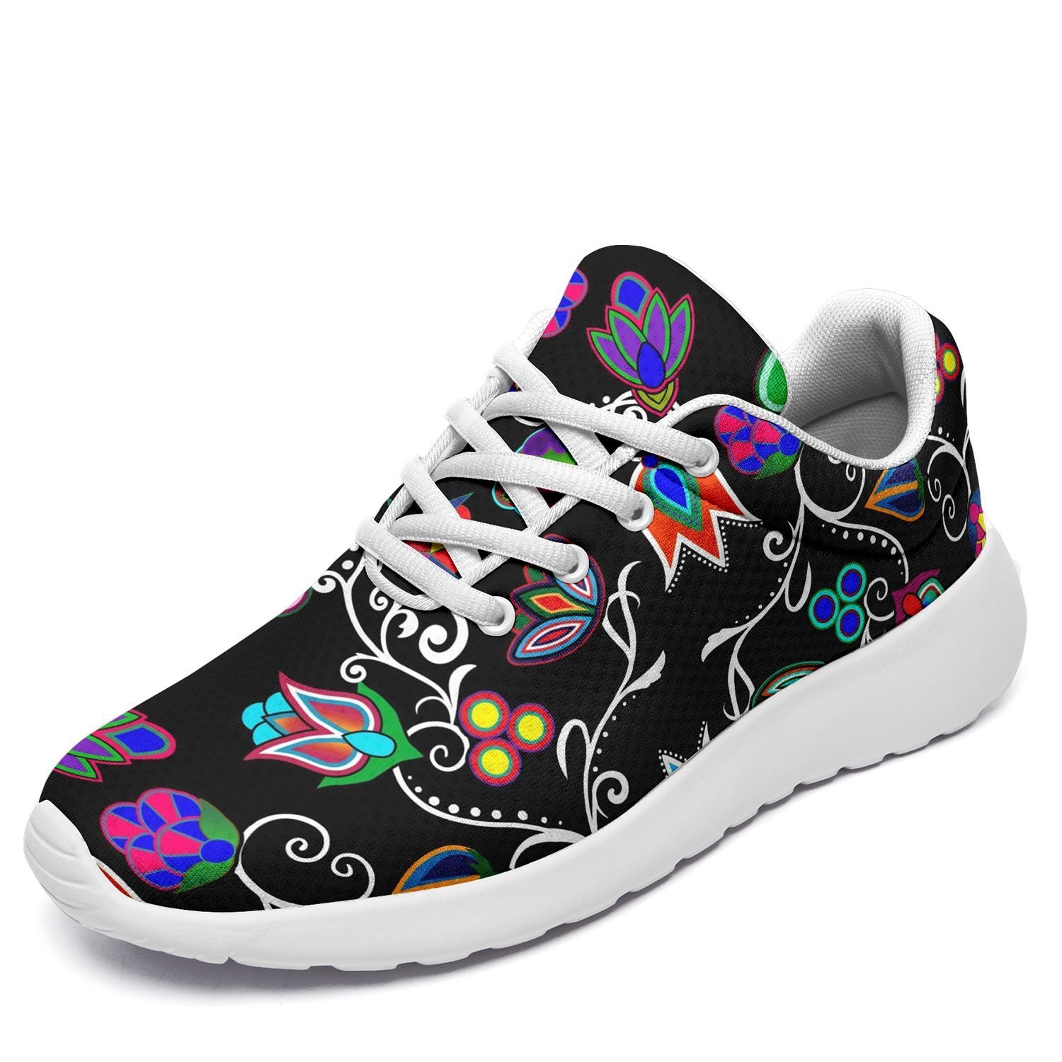 Indigenous Paisley Black Ikkaayi Sport Sneakers 49 Dzine 