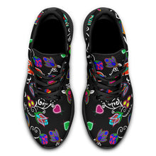 Load image into Gallery viewer, Indigenous Paisley Black Ikkaayi Sport Sneakers 49 Dzine 
