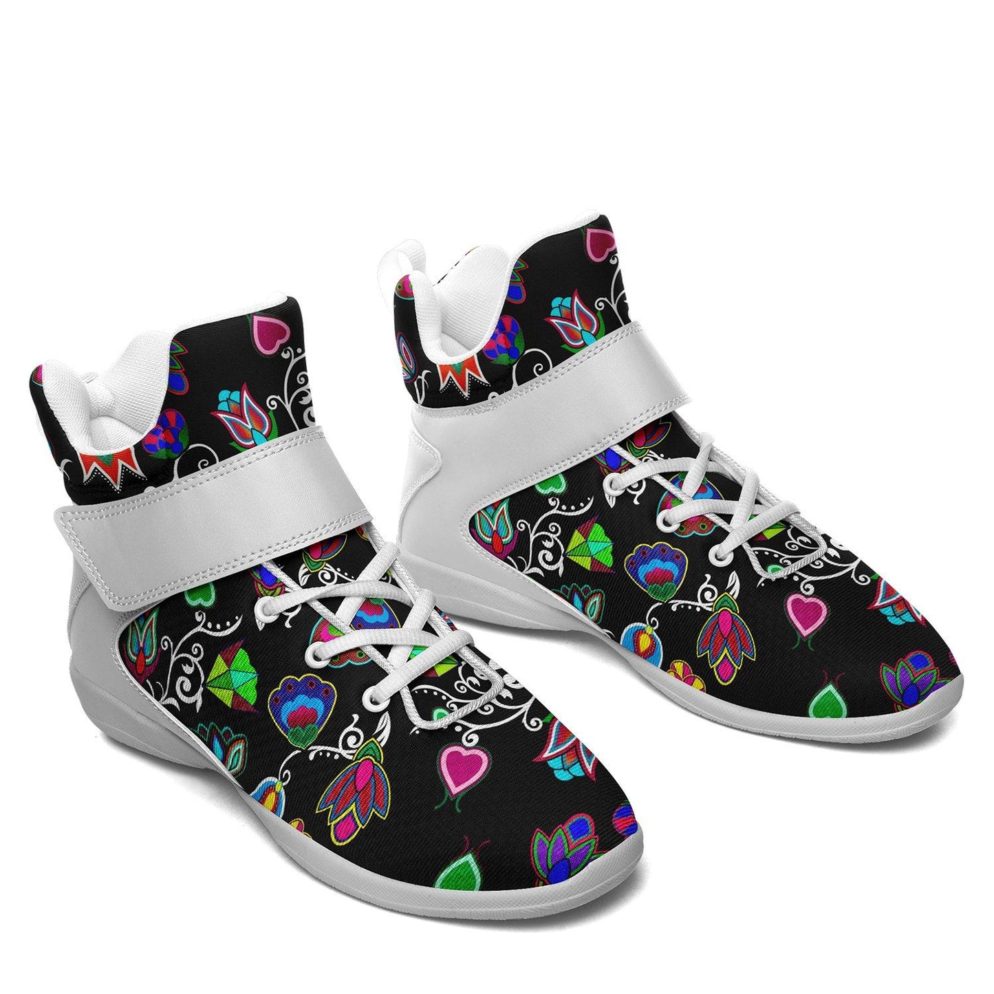 Indigenous Paisley Black Ipottaa Basketball / Sport High Top Shoes 49 Dzine 