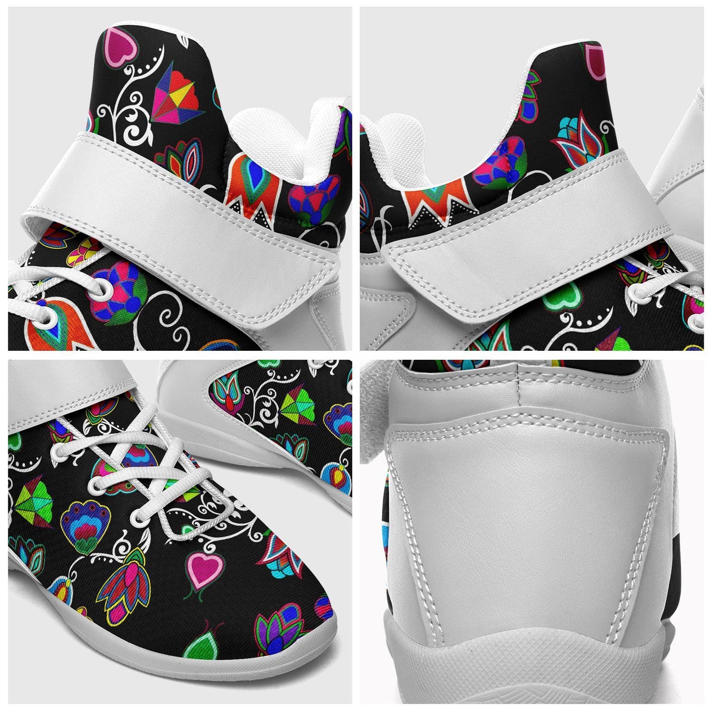 Indigenous Paisley Black Ipottaa Basketball / Sport High Top Shoes 49 Dzine 