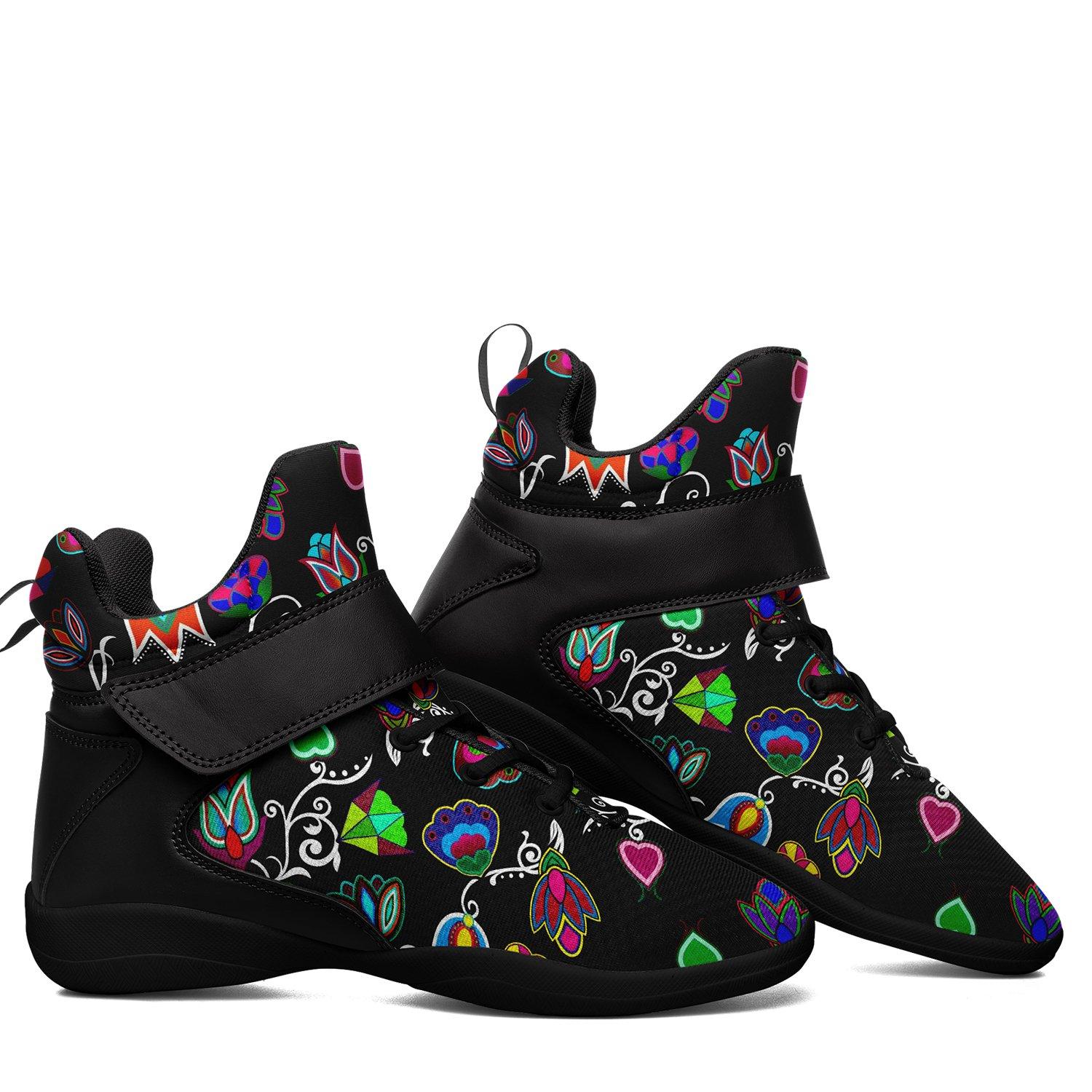 Indigenous Paisley Black Ipottaa Basketball / Sport High Top Shoes 49 Dzine 